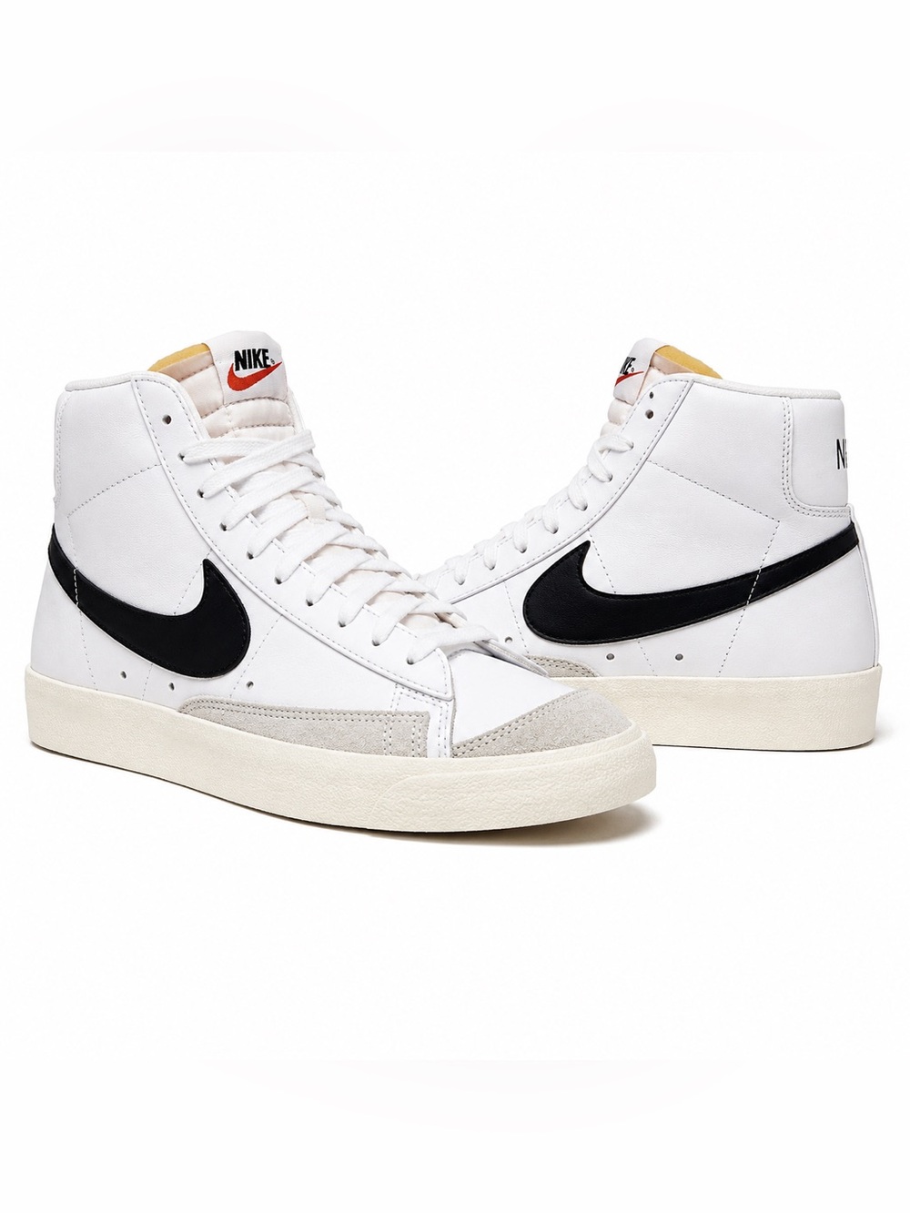 Nike Men’s Blazer Mid 77 White & Black High-Top Sneakers Size 7.5 // 9 Women